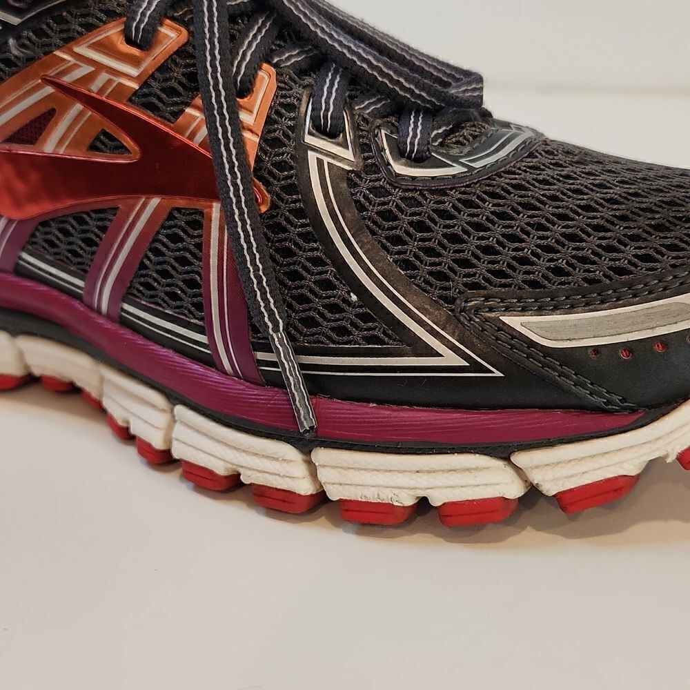 Brooks Adrenaline GTS 17 Running Shoes Anthracite/Fest Fuchsia Women's Sz 9 1/2 - Picture 11 of 16